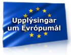 Uppl�singar um Evr�pum�l
